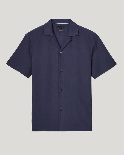 Regular Short Sleeve Plain Shirt